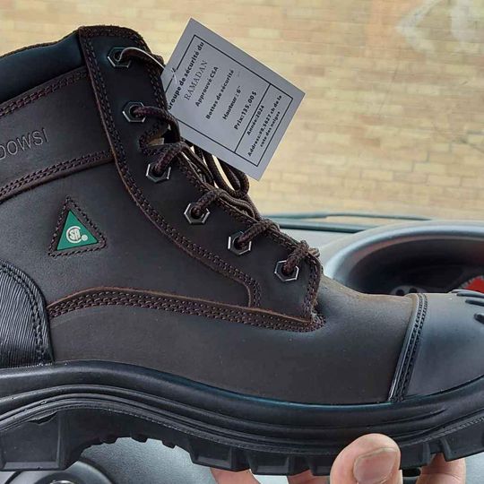 6'' Botte de Securite/CSA/Logo vert/Cap D'acier/ safety boot/ metal toe/Oil Resistant