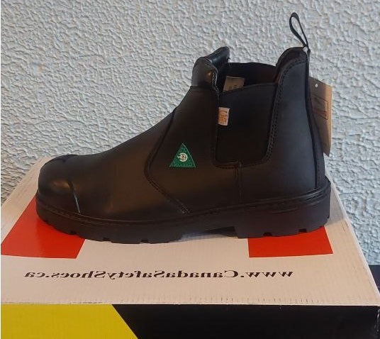 6'' Botte des Securite - CSA - Logo Vert - Safety Boots - Safety Shoes - Oil Resistant - résistant à l'huile - Cap D'acier - Steel Toe - Anti Puncture - Anti crevaison