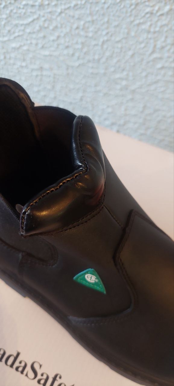 6'' Botte des Securite - CSA - Logo Vert - Safety Boots - Safety Shoes - Oil Resistant - résistant à l'huile - Cap D'acier - Steel Toe - Anti Puncture - Anti crevaison