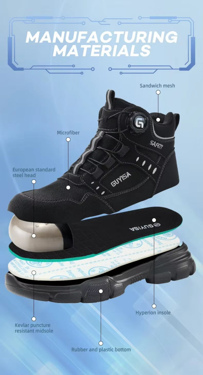 Safety Shoes/Steel Toe/ Cap d'acier/ Safety/Puncture Proof/Breathable/Lightweight/Sneakers (Copy)