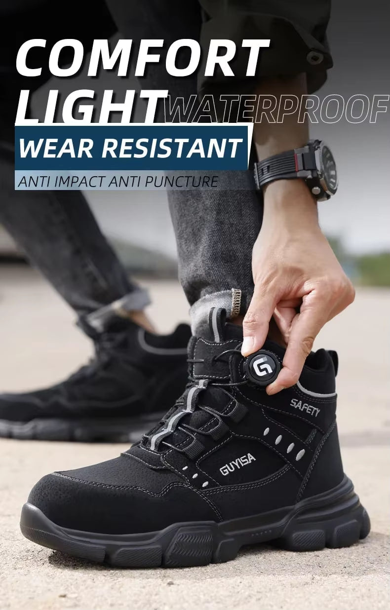 Safety Shoes/Steel Toe/ Cap d'acier/ Safety/Puncture Proof/Breathable/Lightweight/Sneakers (Copy)