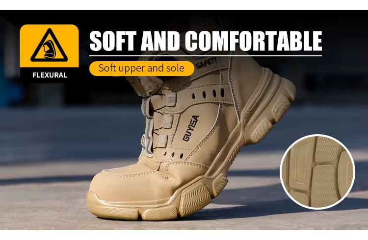 Safety Shoes/Steel Toe/ Cap d'acier/ Safety/Puncture Proof/Breathable/Lightweight/Sneakers