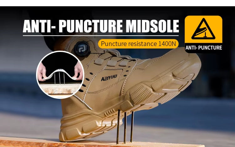 Safety Shoes/Steel Toe/ Cap d'acier/ Safety/Puncture Proof/Breathable/Lightweight/Sneakers
