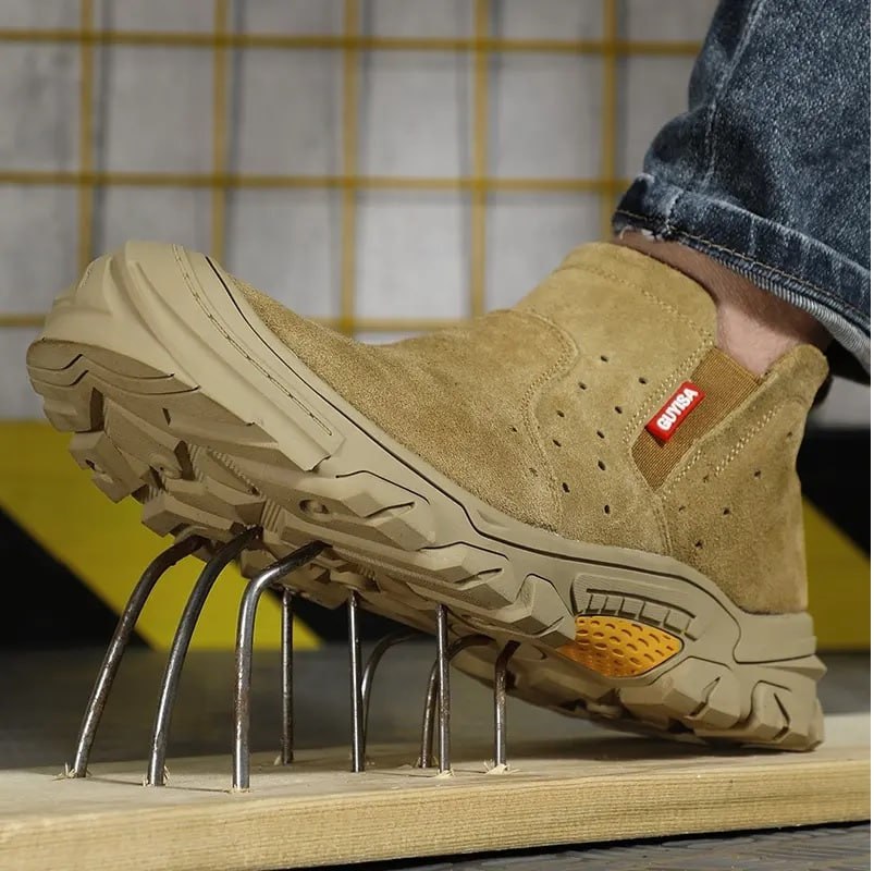 Safety Shoes/Steel Toe/ Cap d'acier/ Safety/Puncture Proof/Breathable/Lightweight/Sneakers