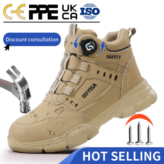 Safety Shoes/Steel Toe/ Cap d'acier/ Safety/Puncture Proof/Breathable/Lightweight/Sneakers