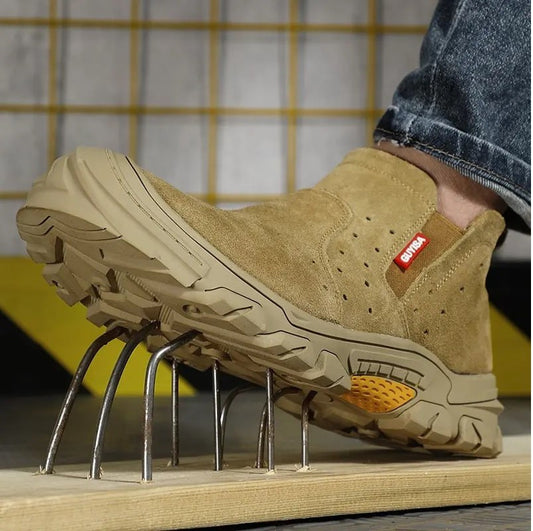 Safety Shoes/Steel Toe/ Cap d'acier/ Safety/Puncture Proof/Breathable/Lightweight/Sneakers
